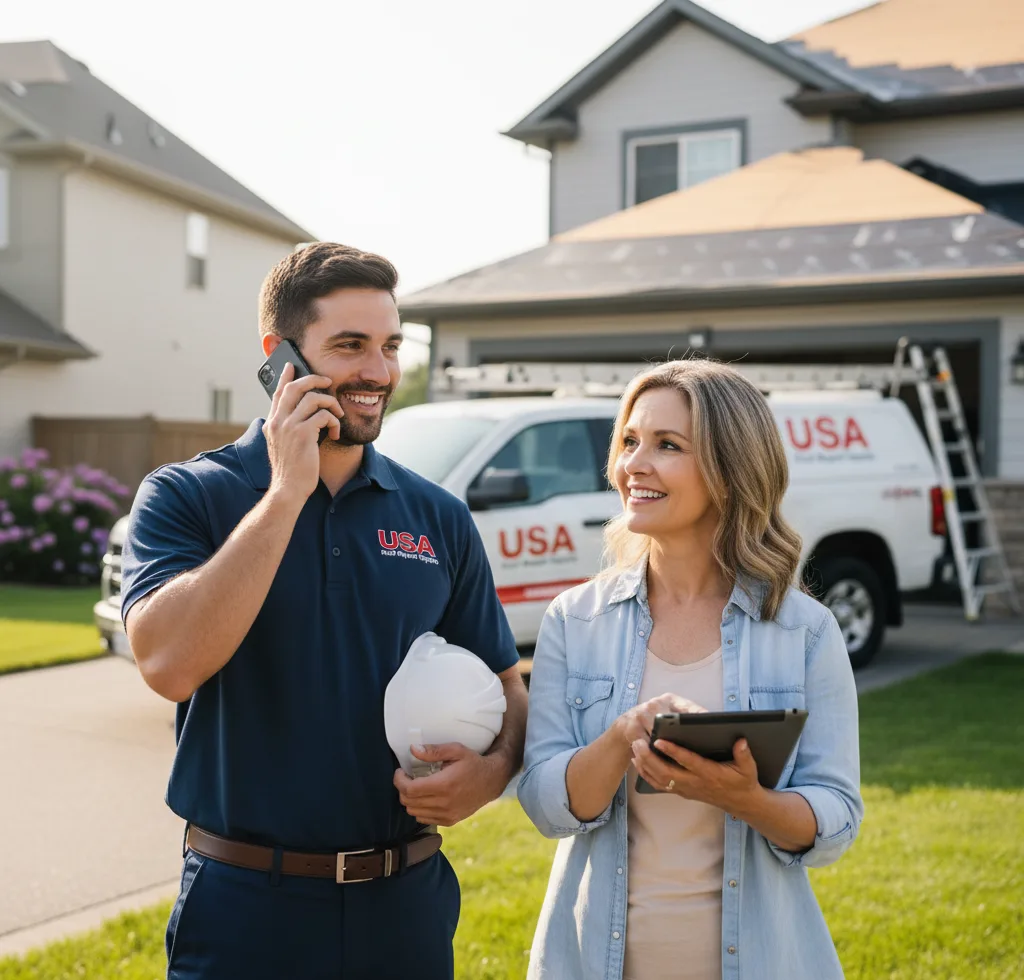 USA Roof Repair Experts customer support in Anna